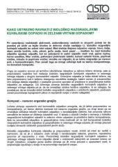 Kako ustrezno ravnati z biološko razgradljivimi kuhinjskimi odpadki in zelenim vrtnim odpadom